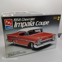AMT ERTL 1958 Chevrolet Impala Coupe Model Car Kit Skill Level 2 Build 1 of 3