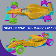 NEW SIMTEK S941 1994 KIT 1/43rd Scale Cigale43 w/Tameo Kits CFK002 MTV Brabham