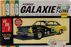 1966 Ford Galaxie 500 7-Litre Hard Top AMT 1:25 NEW FACTORY SEALED *US Seller*