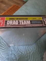 AMT Double Dragster Kit Amt627 1/25 Model Kit Sealed Metal Tin