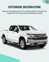SCITOO 6 Inches Nerf Bar Running Boards Fit for 2019-2023 for Chevrolet