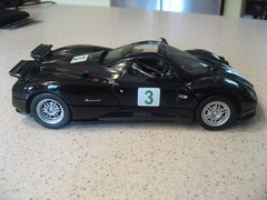 Testors Pagani Zonda C12 1:24 Scale Metal Model Kit – Assembled #3 Decals
