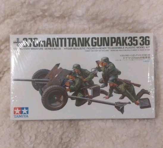 TAM35035 1:35 Tamiya 3.7cm Anti-Tank Gun Pak 35/36.