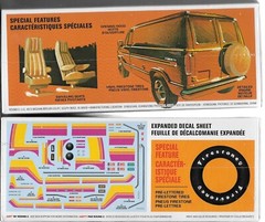 1/25 AMT 1108 – ’77 Ford Cruising Van – Plastic Model Kit