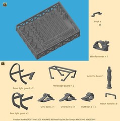 Passion 1/35 M36/M10 Detail Parts Set for Tamiya #35390/35350