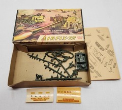 VINTAGE BOXED AIRFIX-72 BREN CARRIER & SIX POUNDER ANTI TANK WEAPON Started Kit