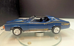 MPC 1/25 73 Mercury Cougar Street Machine The Cat Built Painted