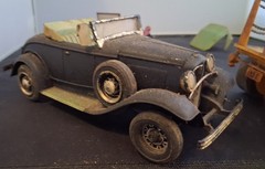1:24 Vintage Monogram Beer Wagon survivor + AMT 32 roadster Pyro Packard parts