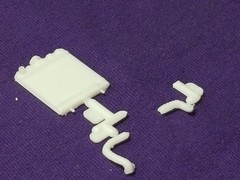 1940 Willys RADIATOR & HOSES for AMT 1:25 Model Kit 40