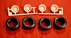 Monogram Nascar 1998 Ford F-150 Wheels and Tires 1/24