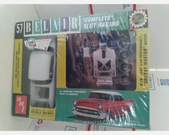 #746/12 AMT 1957 Chevy Bel Air Complete Slot Racing Model Kit~ 2011 Sealed 1:25