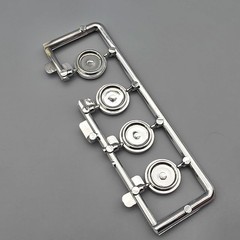 AMT1202 1963 Chevy II Nova Station Wagon Parts Kit Bash Chrome Wheels