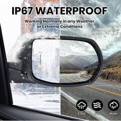 New Front Mirror Passenger Side For 2012 2013 2014 2015 2016 Honda CRV Non-Heate