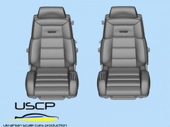 USCP 24A122 1/24 Recaro C77/C81 seats Resin model