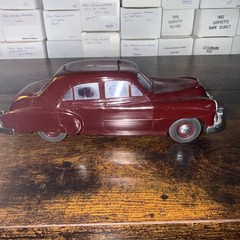 1950 Chevrolet style line promo car & bank Maderia Maroon 1/25 Scale Model