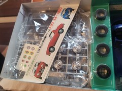 1967 Vintage Nichimo 1/24 Toyota Sports 800 Motorized Model Kit Rare Japan UP-15