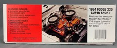1:25 Lindberg 72156 Color Me Gone 1964 Dodge 330 Super Sport Car Kit PM0908
