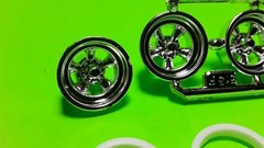 69 1969 Chevelle SS 396 1/25 AMT Firestone Drag 500 Slick Tires Torqu Thrust Rim