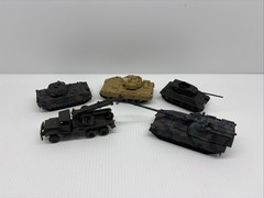 Roco Minitanks 1/87, lot of 5, Two Custom Painted NOS no Packaging