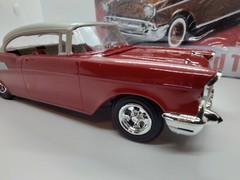 AMT Ertl 31543 1/25 Scale 1957 Chevy Hard Top Plastic Model Kit Assembled