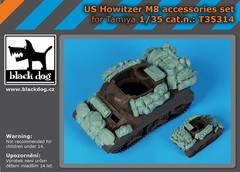 Black Dog 1/35 US Howitzer M8 Stowage Set for Tamiya kits