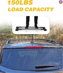 EZREXPM Cross Bars Roof Rack Fit for GMC Terrain 2018 2019 2020 2021 2022 2023