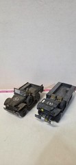 GMC CCKW Truck & Dodge WC Lot WW2 US Army 1/35 Pro Built Painted Military Models