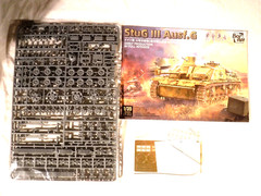 1/35 Border Model StuG III Ausf G Full Interior PE Parts 4 Crew Metal Barrel #52