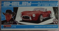 SHELBY 427 COBRA 1:24 Monogram MODEL KIT NOS 1989 rare Bonus w/PATCH Sealed Box