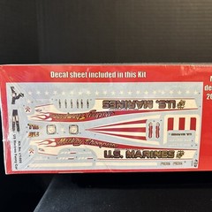 ATLANTIS H1499 MICKEY THOMPSON U.S. MARINES FUNNY CAR MODEL KIT-NIB-1:16 SCALE
