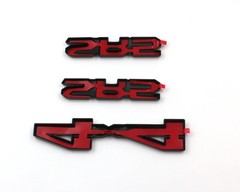 Mnneryss 3Pcs Matte Blackout 4X4 Sr5 Roof Side Emblem Overlay Badge Compatible