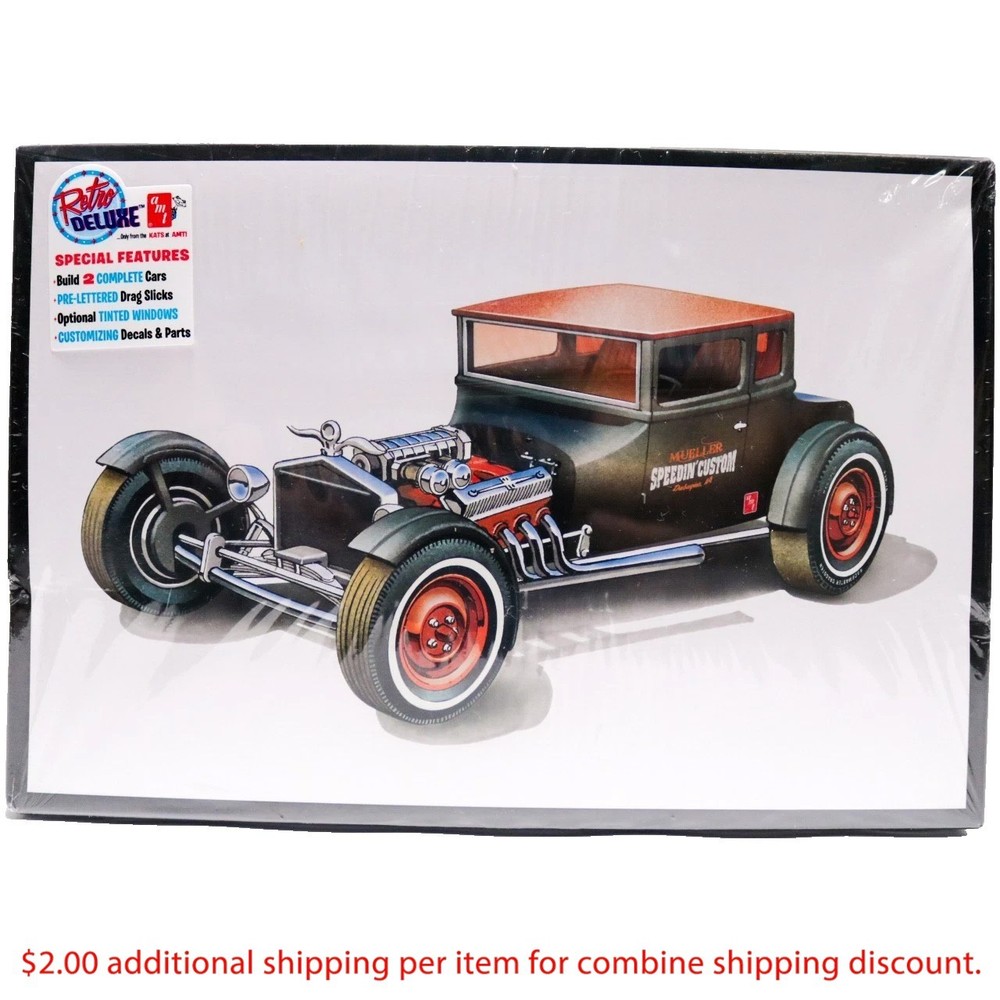 AMT 1925 Ford Model T Chopped T 1:25 Scale Model Car Kit