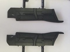 67 Chevy Impala 4Dr INTERIOR SIDE PANELS from AMT 1:25 Model Supernatural 1967