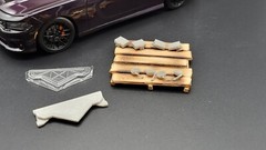 AMT 1/25 scale 2021 dodge charger pursuit police car accessories