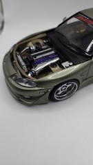 1/24 1JZ/2JZ Big Turbo w/ Soarer Engine Bay Transkit