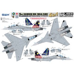 GreatWall GW L4831 1/48 Su-30MKM/MK/MKA/SME 4IN 1 MODEL KIT
