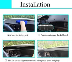 Dashboard Cover Dash Cover Mat Pad Carpet Custom Fit for Ford F250 F350 F450