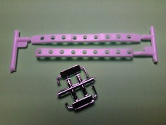 AMT882 1953 Ford F-100 Pickup Truck 1/25 Custom Bumper Chrome Trailer Mirrors