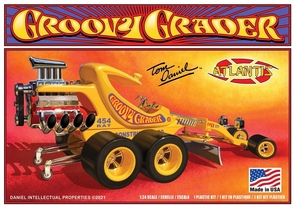 Atlantis Groovy Grader Tom Daniel model car kit 5697
