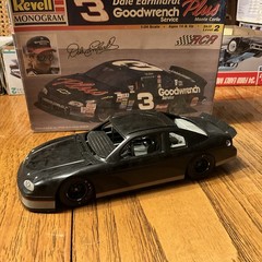 Built Model Car, 1998 Revell Stock Car STARTED, INCOMPLETE, MODIFIED