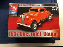AMT 1937 Chevrolet Coupe Gasser KIT#6579 Opened Sealed inside- Many great parts