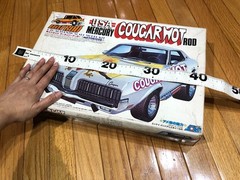 USA MERCURY COUGAR HOT ROD 1/20 MODEL KIT ARII VINTAGE
