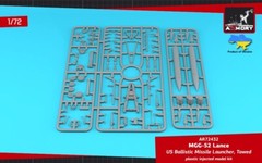 MGM-52 Lance, US Tactical Ballistic Surface-to-Surface Mis. 1/72 Armory 72432