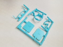 1957 Corvette SHROUD HOSES RADIATOR SWAY BAR from AMT 1:25 Model Kit 57