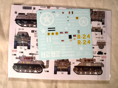 1/35 Star Decals US Army SP Howitzers Normandy: Priest & M8 # 35-C1234