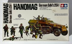 Tamiya MM-120A 1/35 Scale Sd.Kfz. 251/1 Hanomag w/9 Figures – VTG, Parts Sealed