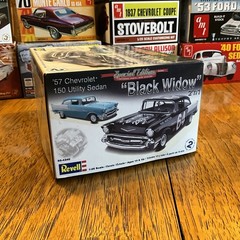 Revell 4240 1/25 Scale ’57 Chevrolet 150 Utility Sedan “Black Widow” Model Kit