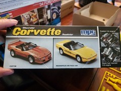 MPC/Ertl 1987 Chevrolet Corvette Roadster 1986 1:25 Model Kit New Open Box #6213