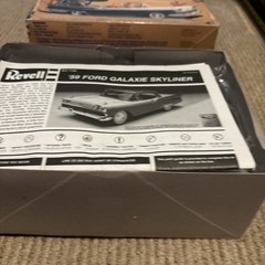 Original Revell H-1227 1959 Ford Fairlane Skyliner Retractable 1/25 Unbuilt