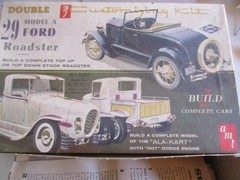 😛😛VINTAGE ALA KArt & 29 FORD MODEL A PARTS KIT AMT T-129 😛Model A complete?